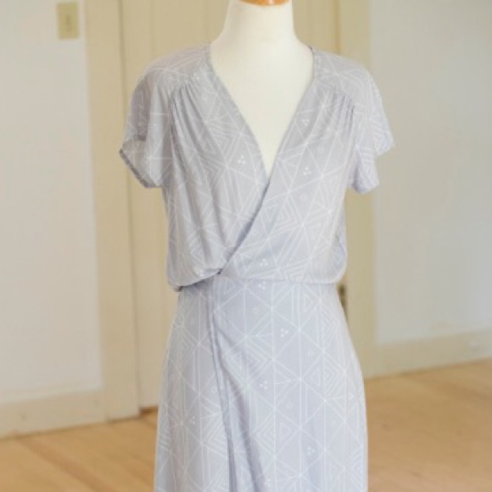 Ali Golden wrap dress